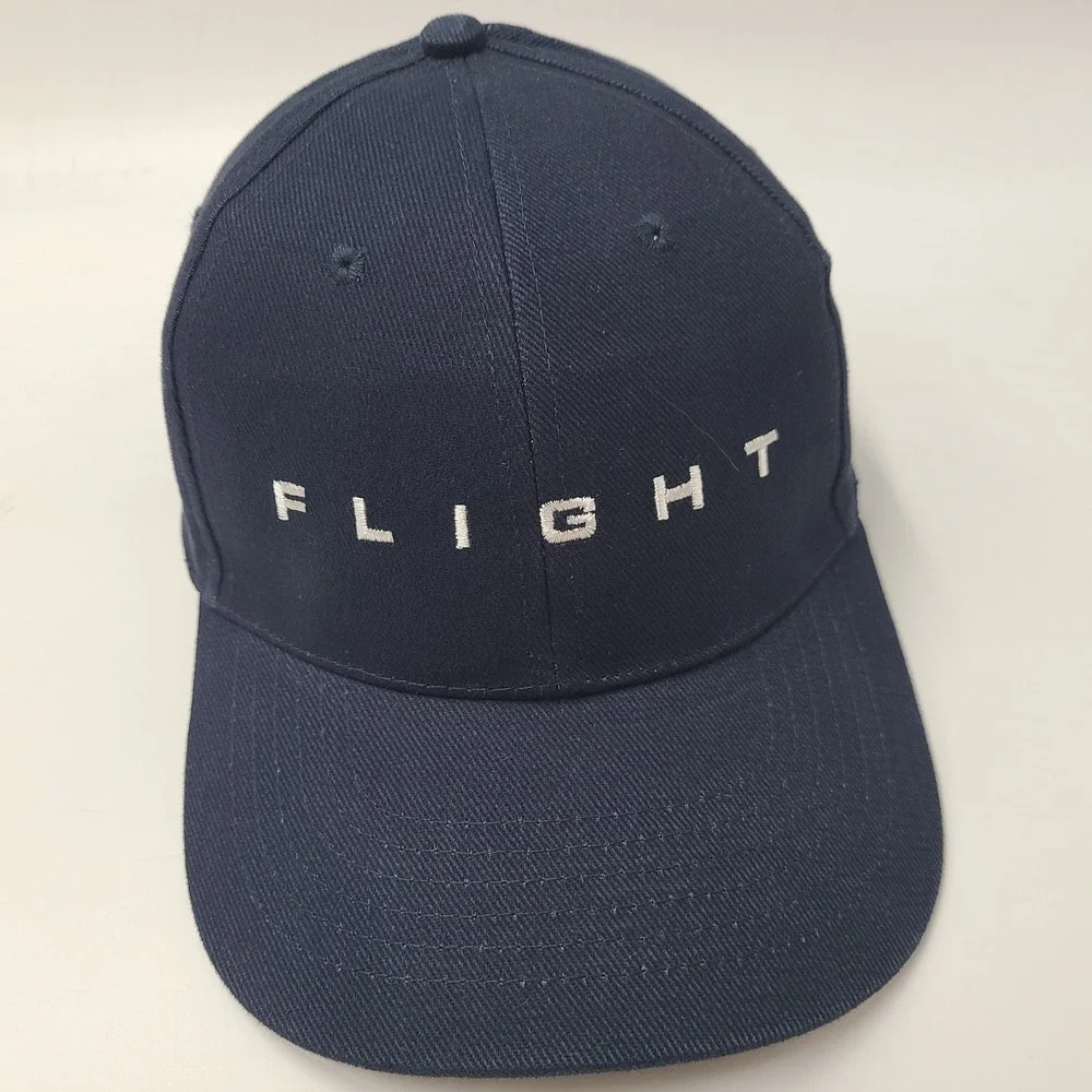 Flight Movie Promo Hat Adjustable Strapback 2012 Action Thriller Blue Men Casual